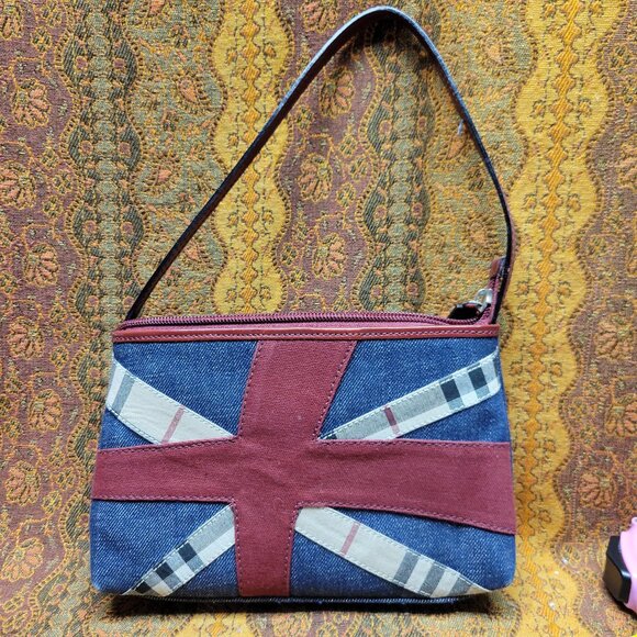 Burberry UK Union Jack Shoulder Bag - Picture 1 of 5
